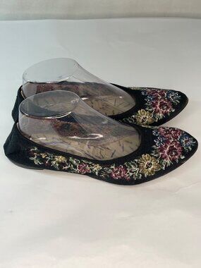 Feather Mocs Shoes Women's 8.5 Foldable Travel made in the U.S.A Slip on